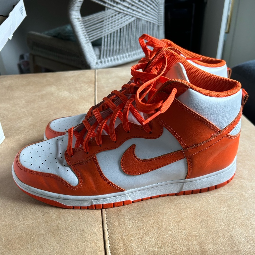 Orange Nike Basketball Shoes